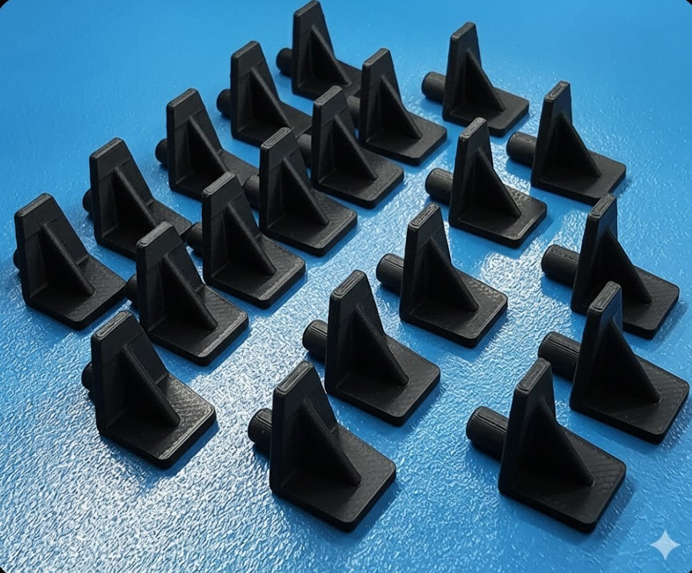 20x Schrankboden Halter Einlegeboden Halter Fachbodenträger Regalbrett Halterung