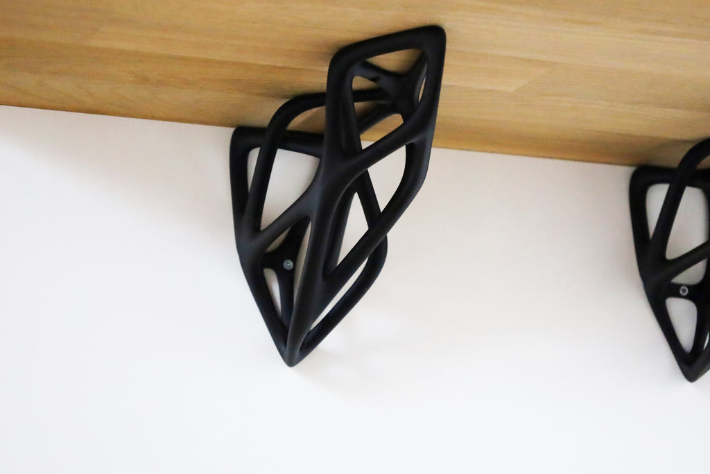 Moderne Regalhalter im organischen Design – 3D-Druck – Robust & Stilvoll 2x