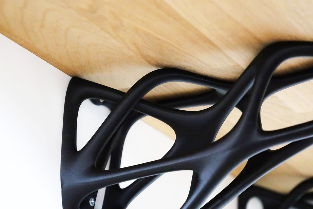 Moderne Regalhalter im organischen Design – 3D-Druck – Robust & Stilvoll 2x