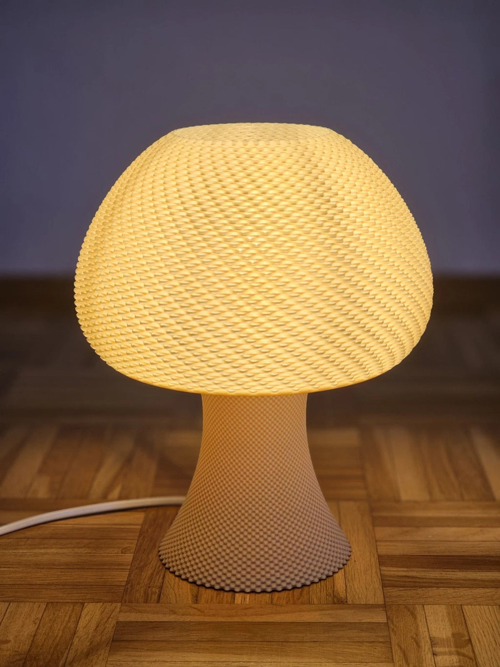Moderne 3D-gedruckte Tischlampe | Designer Lampe | Warmweiß | Dimmbar..