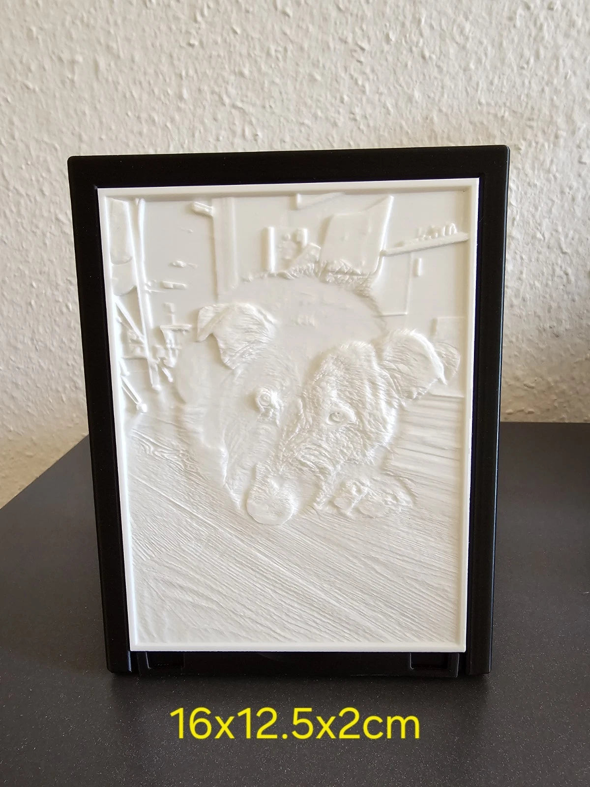 Personalisierte Lithophane Lampe mit Foto | 3D Lichtbild LED Geschenk