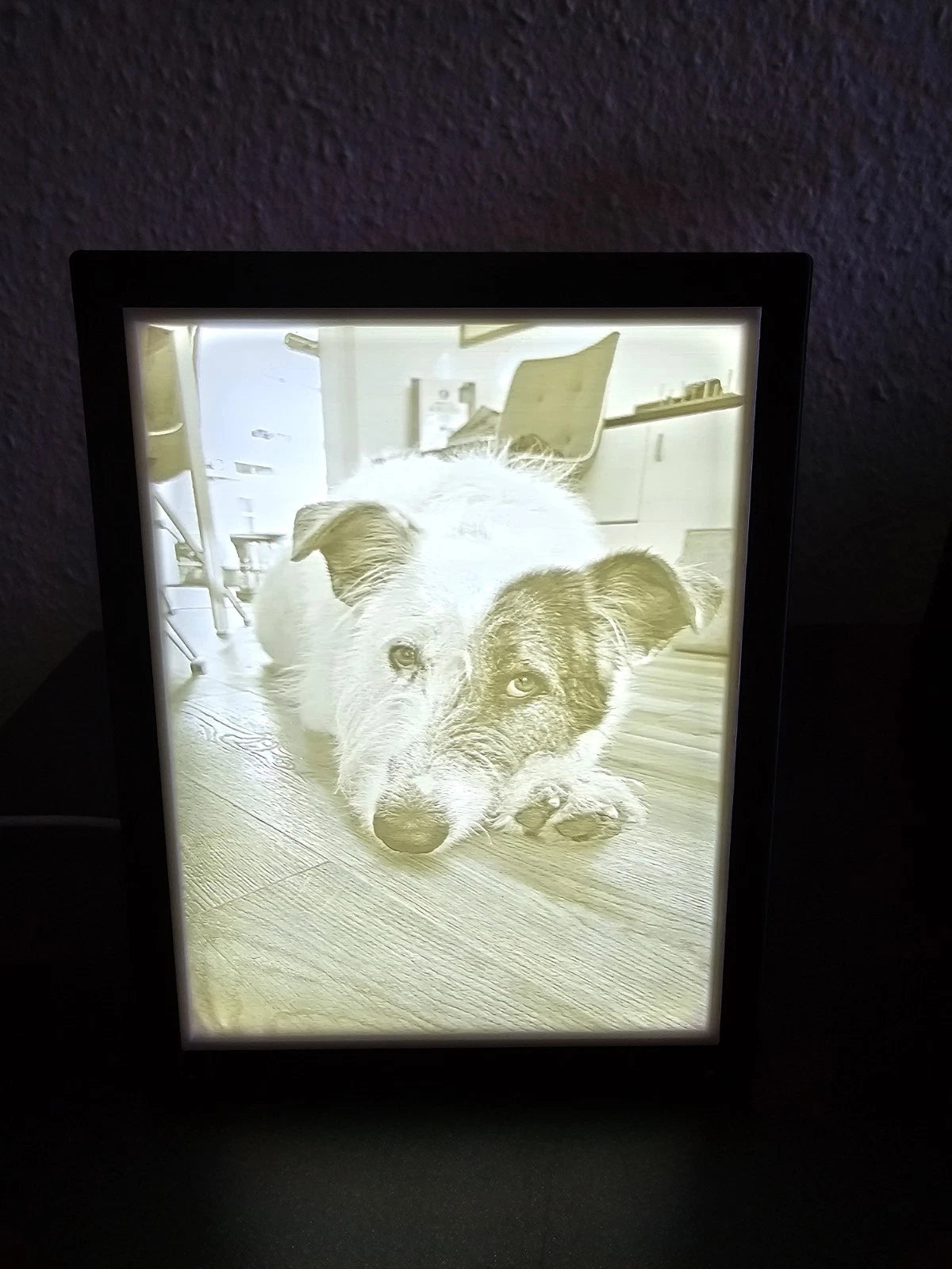 Personalisierte Lithophane Lampe mit Foto | 3D Lichtbild LED Geschenk