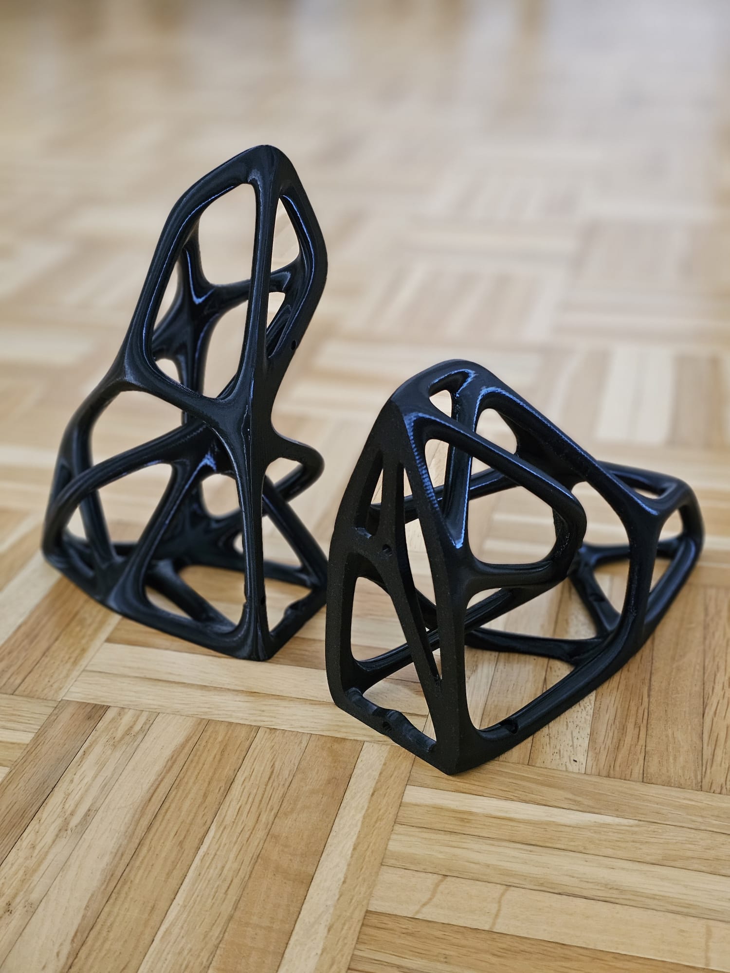 Moderne Regalhalter im organischen Design – 3D-Druck – Robust & Stilvoll 2x