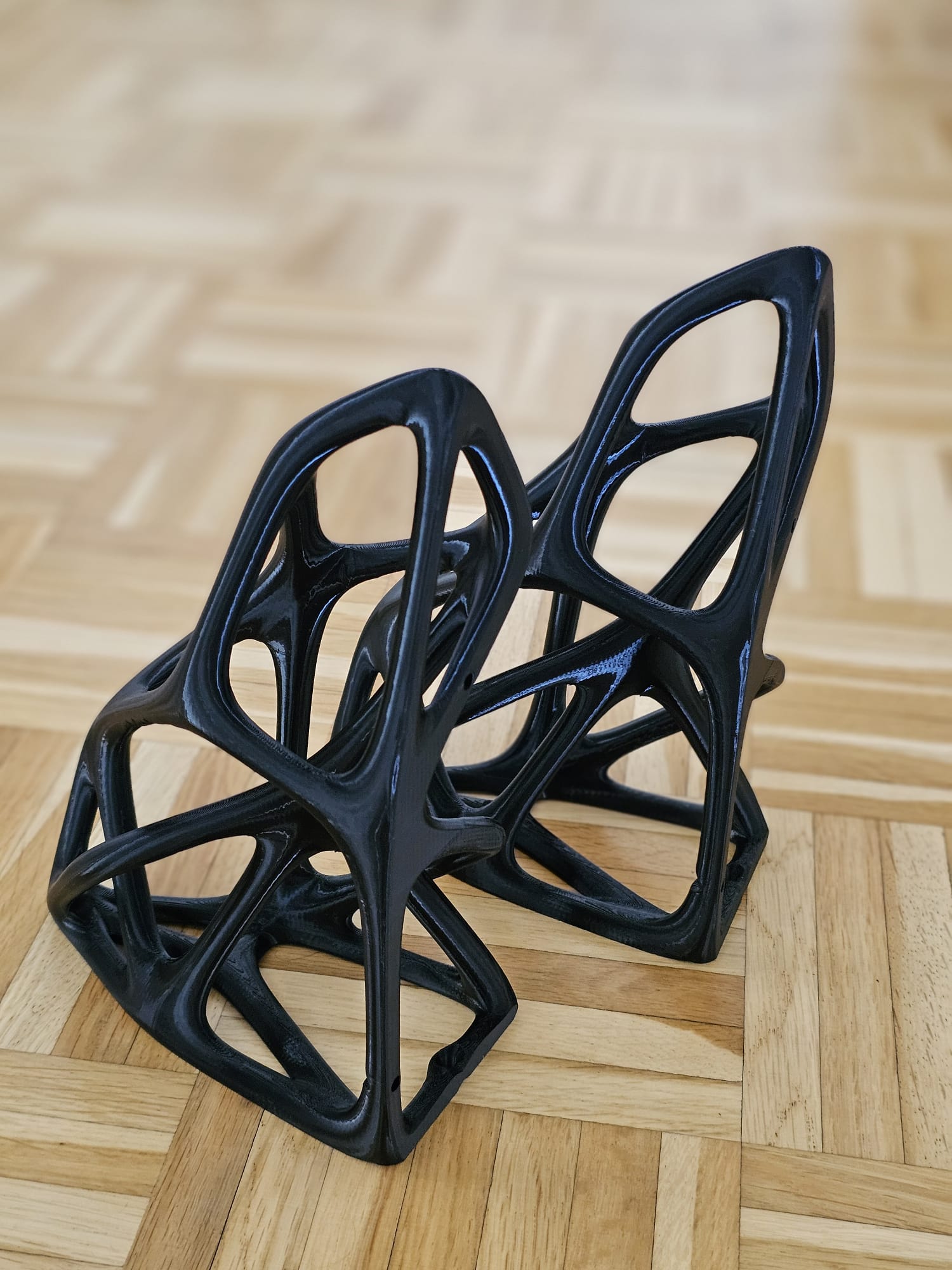 Moderne Regalhalter im organischen Design – 3D-Druck – Robust & Stilvoll 2x