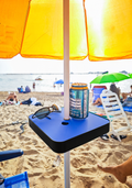 🌴 Sonnenschirm Beistelltisch – Stabile Ablage für Strand, Camping & Garten