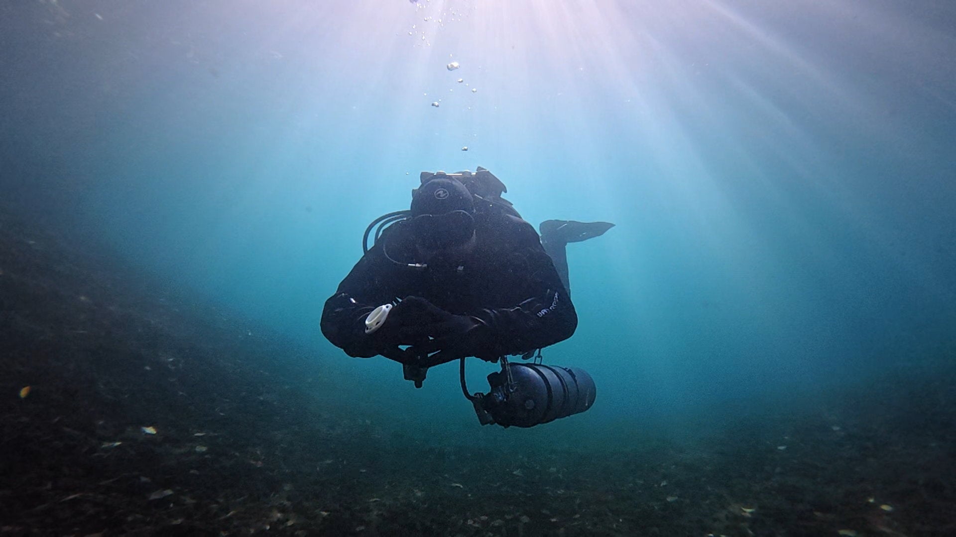 2x Stageflaschen Schlauch Organizer Taucher-Zubehör Deco-Flaschen Tech Diving