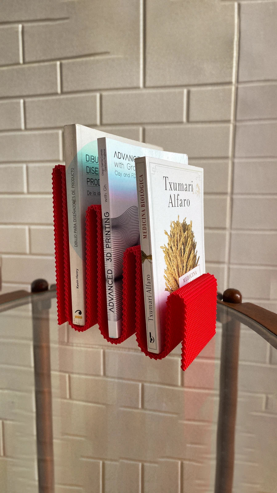 📚Bücherständer stylisch, wellenförmig 📚