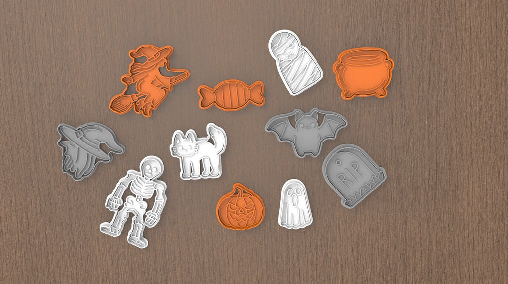 🎃 Halloween-Keks-Ausstecher Set